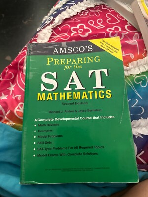 Bernstein Math Book Amsco's Preparing for the SAT Mathematics by Joyce Bernstein and ...