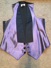 Men's Purple Vest Sizes M-3XL prom, wedding, formal, performance, band, choir
