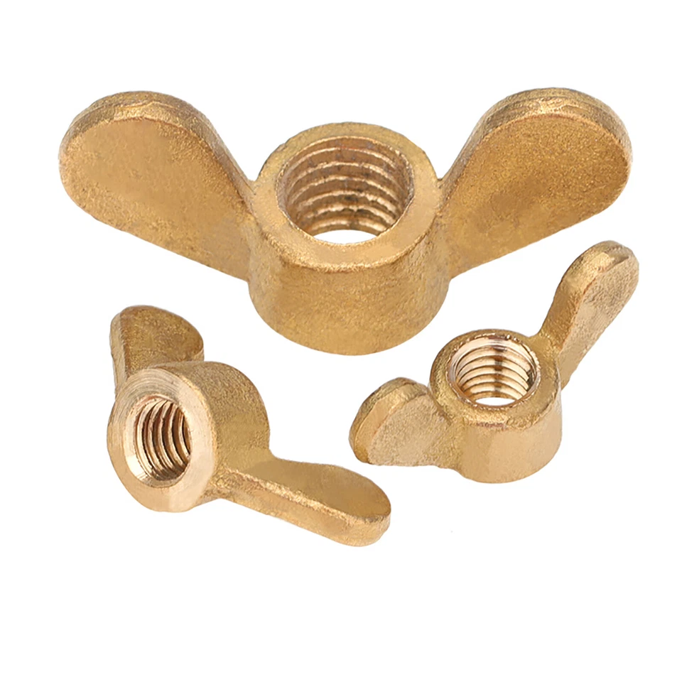 Flügelmuttern Messing DIN 315 Muttern Flügelmutter M3 M4 M5 M6 M8 M10 M12 - Bild 3 von 4