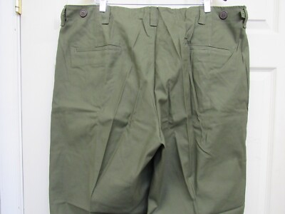 WW2 US M1943 OD Cotton Field Trouser Early Version Size 44