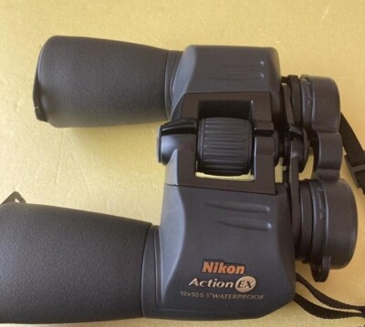Nikon Binoculars Action EX 12X50 Porro Prism type AEX12X50 Black EMS W/T