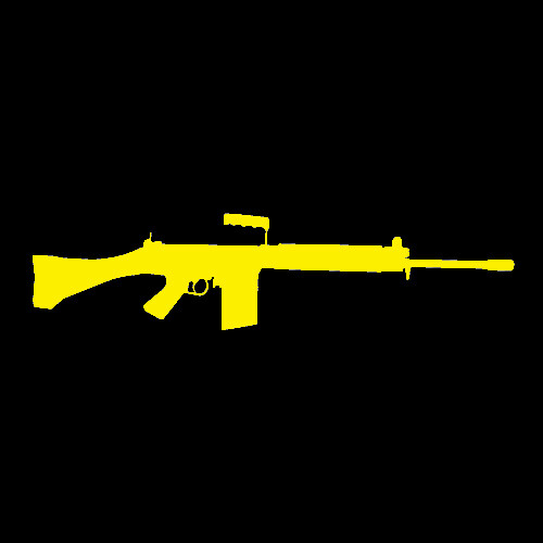 FN-FAL sticker VINYL DECAL Military Service Hero Patriot Airsoft - Picture 11 of 12