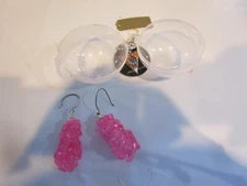 Barney's Lady Gaga's Workshop pink rock candy earings  NY New York New