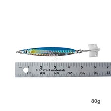 2.8oz Colt sniper vertical Jig  w/ a MUSTAD 3x Treble Carbon Steel Hook 80g New