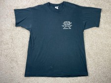 Vintage Fruit of the Loom OCS T-Shirt Men's XL Made in USA Single Stitch Black