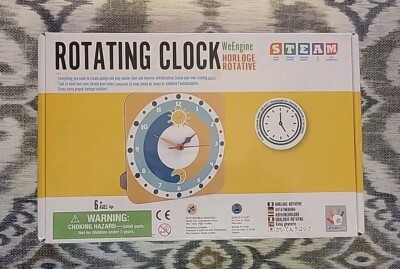 Wecharm Home Steam Toys Rotating Clock Kit New in Box