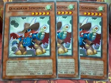 Yugioh Quickdraw Synchron X3 DP09-EN010 1st Ed LP Playset