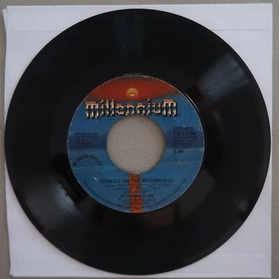 DON McLEAN CRYING/GENESIS (IN THE BEGINNING) MILLENNIUM RECORD VINYL 45 VG 25-34