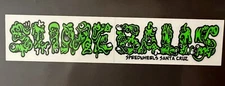Original Santa Cruz Slime Balls Speed Wheels Skateboarding Surf Sticker