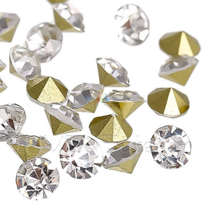 Klar Kristall Glas Strass Spitze Rückseite SS16 4mm Nail Art Zum Selbermachen Handwerk Dekor915