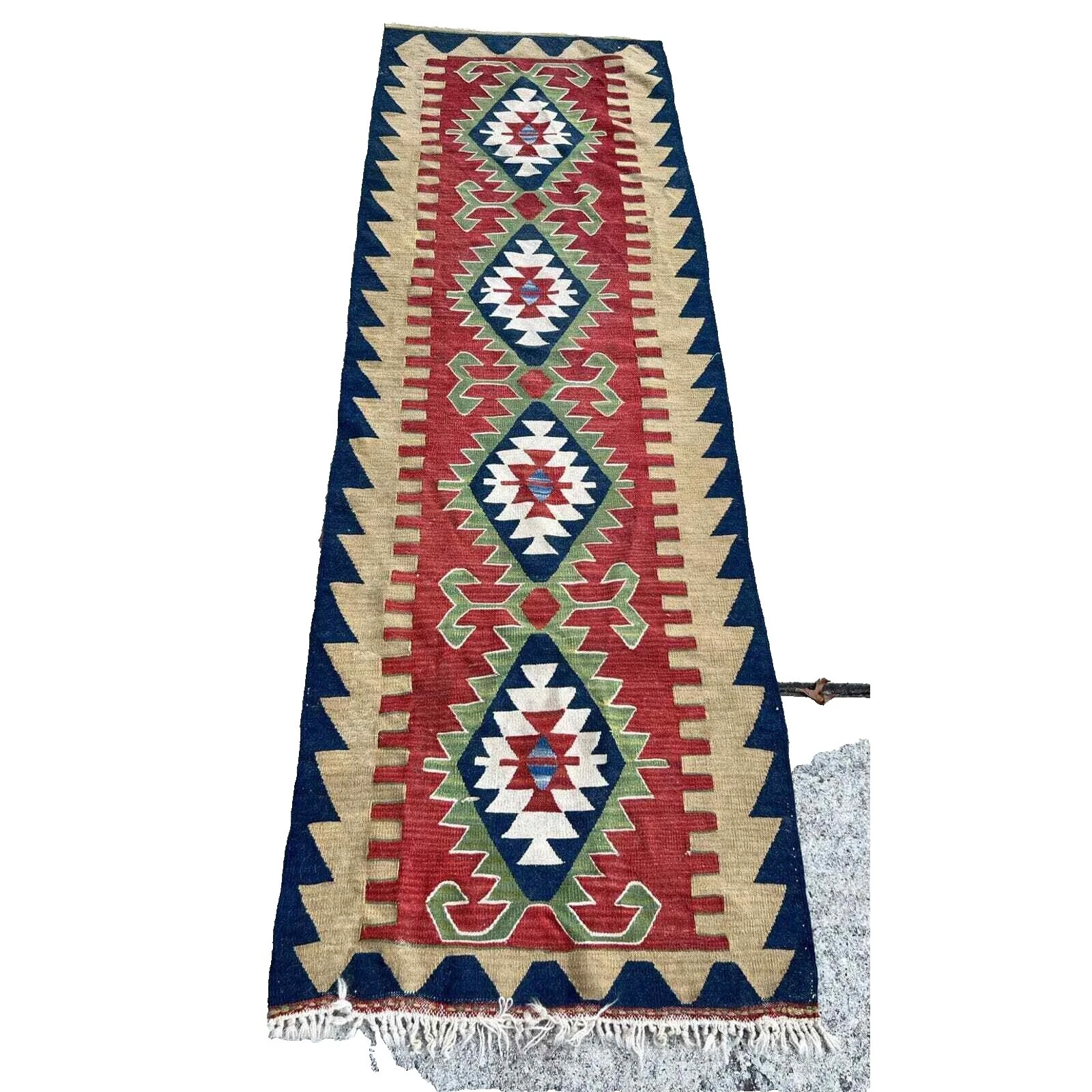 Multicolor Turkish Antique Runners