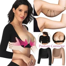 Arm Shaper Post Surgery Arm Compression Garment Posture Corrector Tops Shapewear