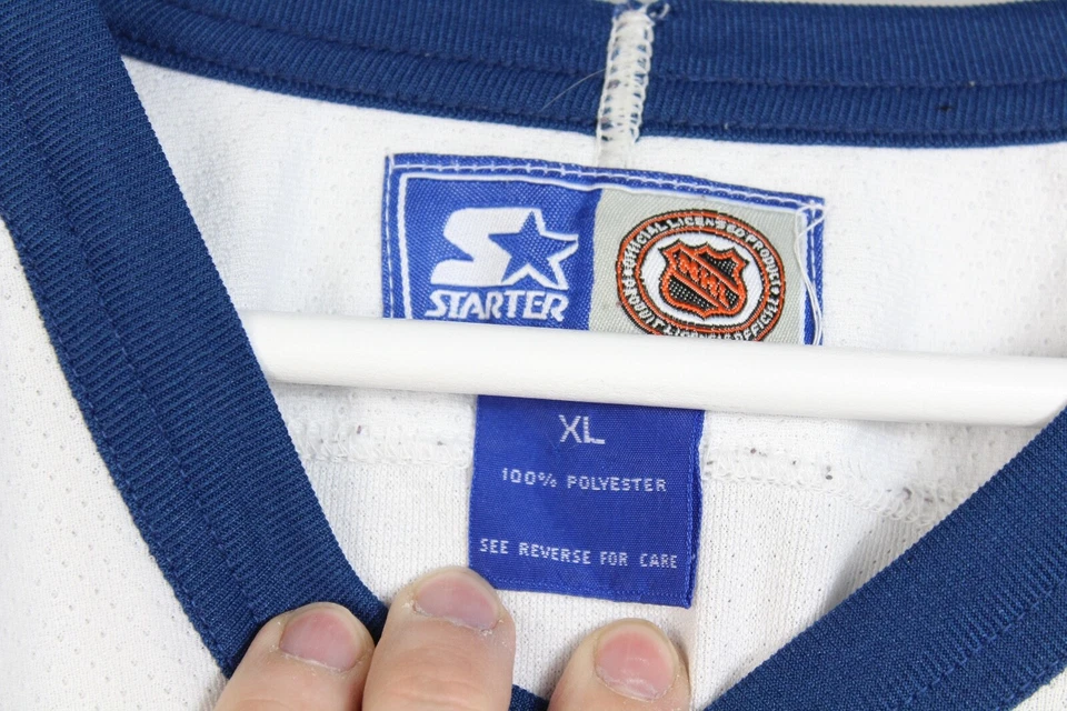 TORONTO MAPLE LEAFS CANADA ICE HOCKEY SHIRT JERSEY MAGLIA NHL STARTER XL - Image 4 of 4