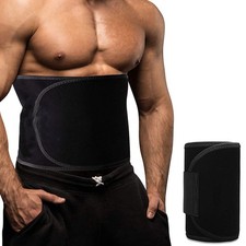 Waist Trimmer Belt Sweating Wrap Tummy Stomach Weight Loss Fat Burner Body Slim