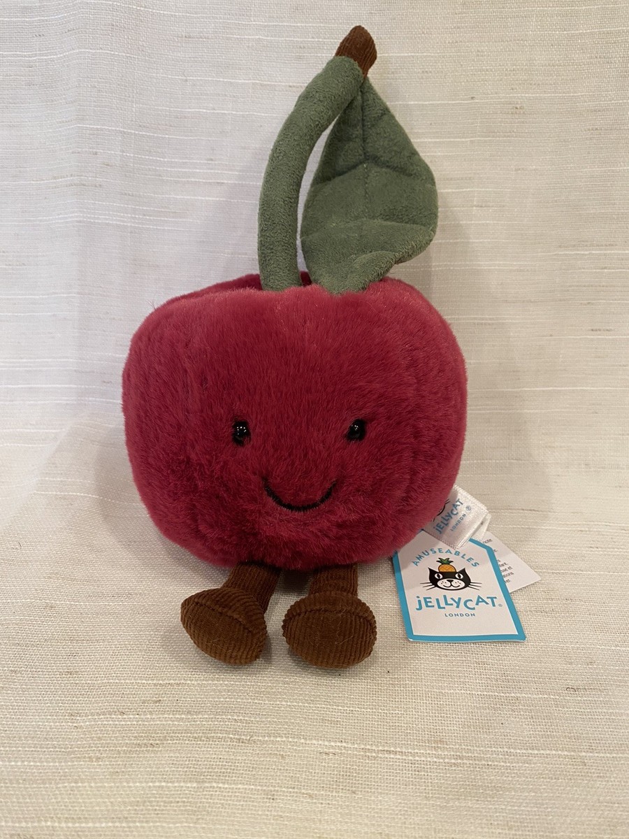NEW Jellycat Amuseables Cherry Authentic Fruit Plush London | eBay