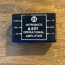 Intronics A501 Operational Amplifier, Op Amp, High Frequency, NOS, Rare, Vintage