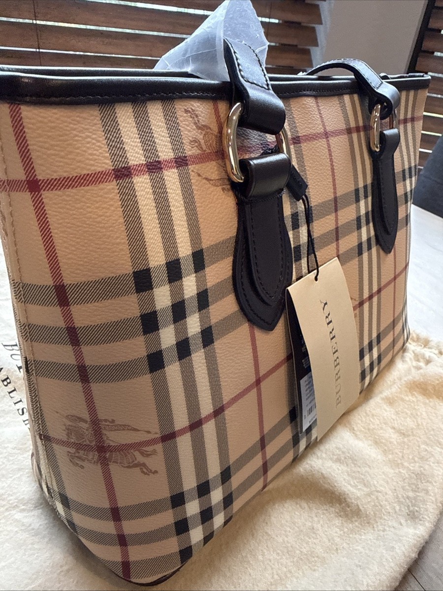 Burberry Haymarket Check Canvas Tote #277507B44B Burberry Red Haymarket Check Salisbury Tote main image 2