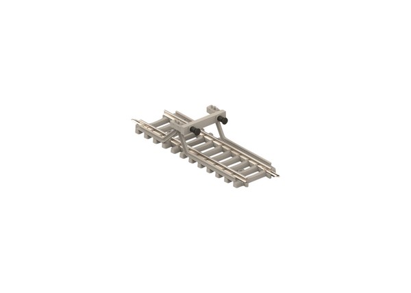 Minitrix /Trix N 14591 - Prellbock Mit Betonschwellen LäNge 50,0 Mm Neuware-image