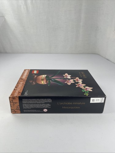 New LEGO 10343 Mini Orchid in Vase Botanical Collection Sealed Gift Decor 18+ - Picture 7 of 8