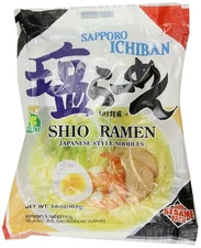 Sapporo Ichiban Japanese Style Noodles, Shio Ramen, 3.6 Ounce