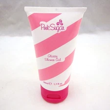 Lot of 2 Pink Sugar by Aquolina Glossy Shower Gel 1.7 FL OZ Travel NEW
