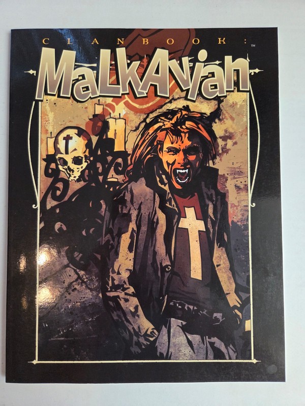 Clanbook: Malkavian Revised (Vampire the Masquerade RPG, 2000) FREE MEDIA MAIL