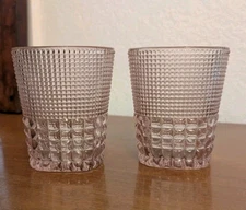 Fortessa Pink Malcolm DOF Glass - 11.5 oz (.34 L) - Set of 6 - BRAND NEW