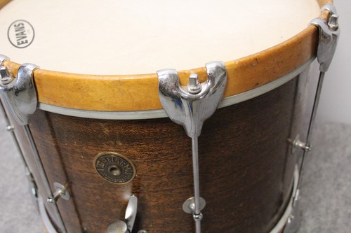 Gretsch 10x14 Marching Snare Drum Mahogany Vintage 1950's NICE ONE - Picture 6 of 12