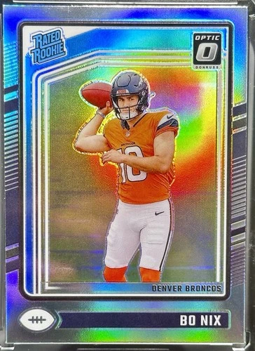 2024 Panini Donruss Optic Rated Rookie Bo Nix #209 Holo Prizm (RC)