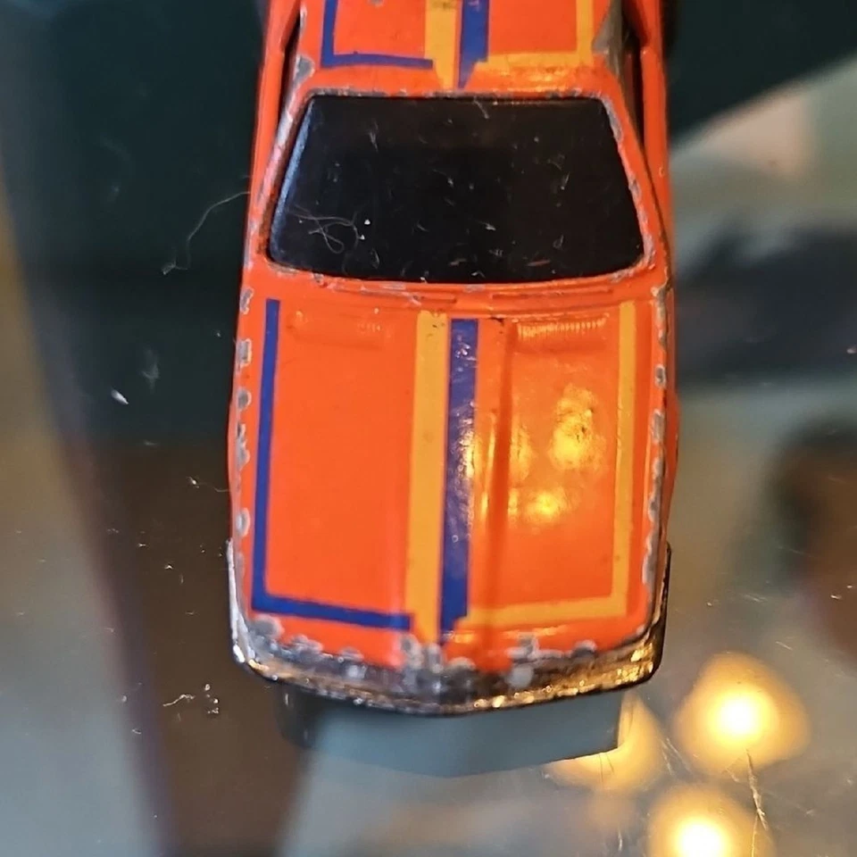 BMW 635CSI Diecast Yatming 3801 Vintage Años 80 Naranja Raro Con Cable Tirador Foto 4 de 4