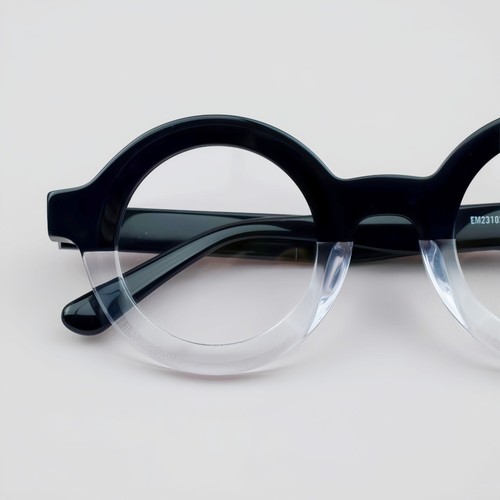 Nerd Round Acetate Eyeglasses Frames Reading Glasses Classic Vintage Men Women - Picture 62 of 67