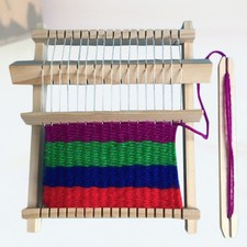 Boy Girl Wooden Knitter Toy DIY Weaving Machine Educational Craft