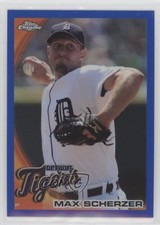 2010 Topps Chrome Blue Refractor 29/199 Max Scherzer #70 8u9