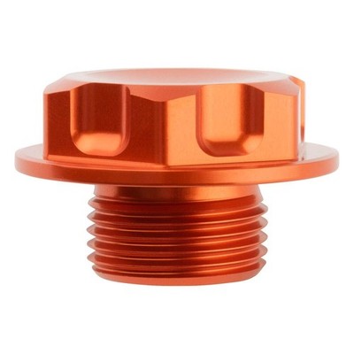 Tusk Billet Aluminum Steering Stem Nut Orange For BETA 300 Xtrainer 2015-2023