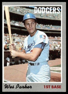 1970 Topps Baseball Card Wes Parker Los Angeles Dodgers #5 EX
