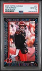 2025 TOPPS CHROME NEON PULSE #61 JOE BURROW PSA 10