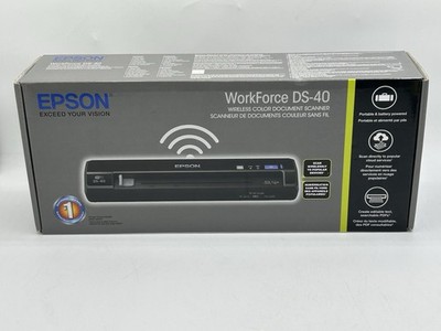 Epson WorkForce DS-40 Portable, Compact Scanner New