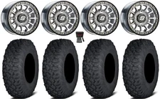 Sedona Sano Bdlk 14" Wheels Ct +30mm 27" Coyote Tires Polaris Ranger XP 9/1K