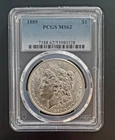 1889 $1 Morgan Silver Dollar MS62 PCGS