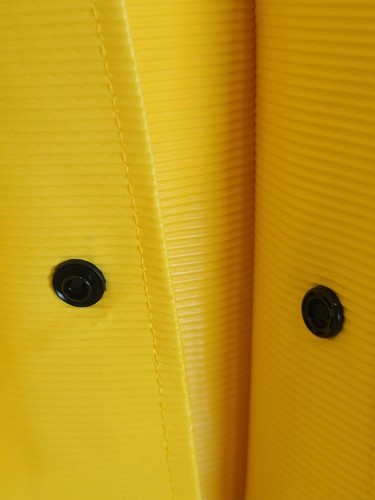 New Trench Rain Coat W/ Soft Lining 48" Long Size XLarge Hi Vis Flame Resistant - Picture 9 of 16