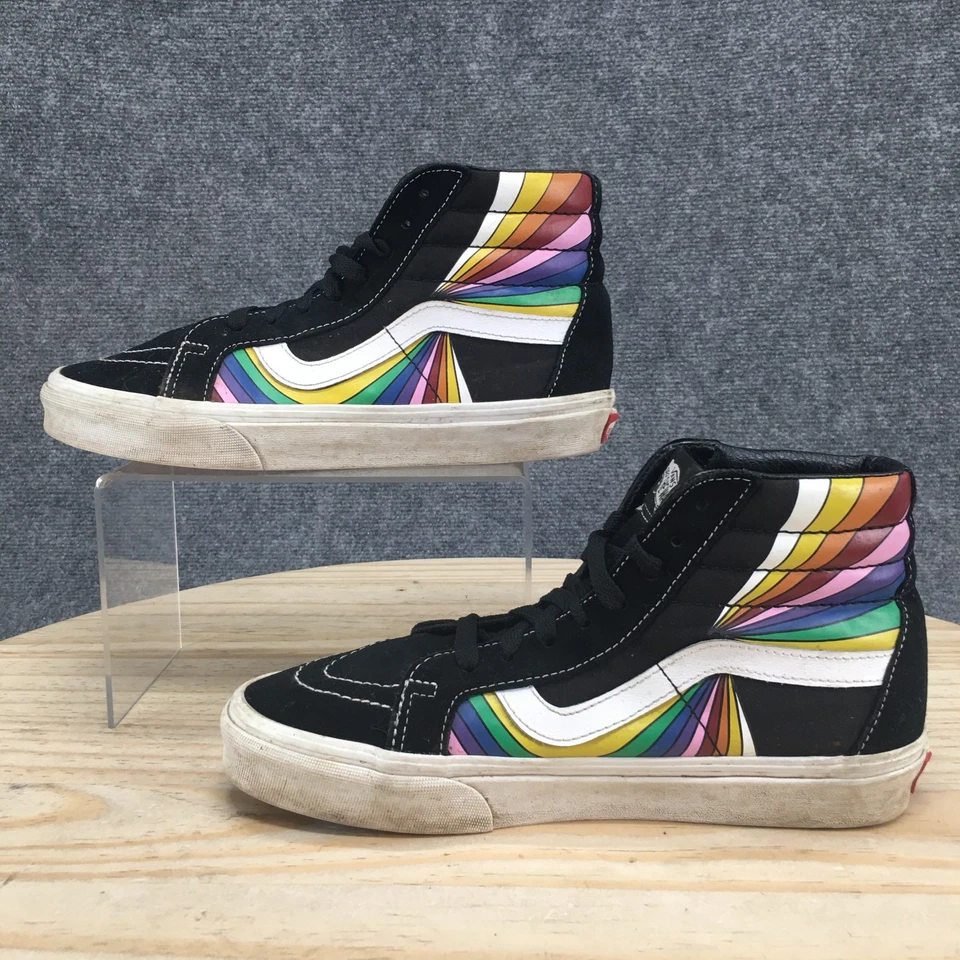 Vans Shoes Mens 6.5 Womens 8 Sk8-Hi Reissue Refract Sneakers Black Multicolor - Image 2 of 4