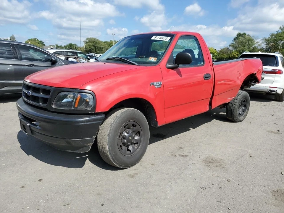 Ford F250 1998 camioneta puerta derecha roja fabricante de equipos originales usada pequeño rasguño 112 k millas Foto 4 de 4