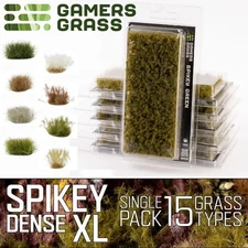 Gamers Grass: SPIKEY DENSE & XL TUFTS - Basing & Diorama Grass
