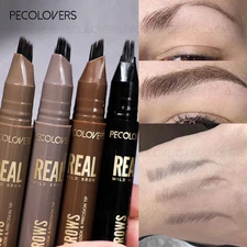 1PC Liquid Eyebrow Pen 0.01mm Waterproof Sweat-Proof Colorfast Easy-To-Draw Brow