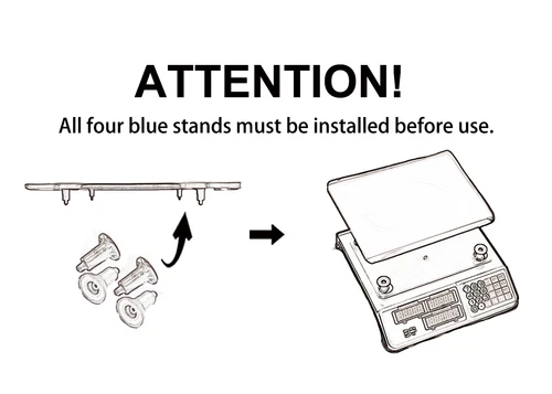 40kg Commercial Digital Kitchen Scale Red LCD Lightweight Dual Power AC/Battery - Picture 9 of 19