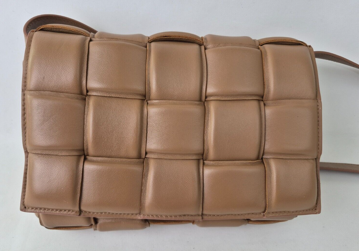 Bottega Veneta Brown Leather Padded Cassette Bag Crossbody | eBay