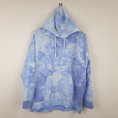 Nike Hoodie Damen Large Lila Tie Dye Active Kapuzenpullover Dri-Fit