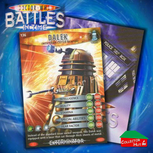 DOCTOR WHO Battles in Time #1-139 EXTERMINATOR RARE & COMMON Cards YOU CHOOSE - Picture 123 of 126