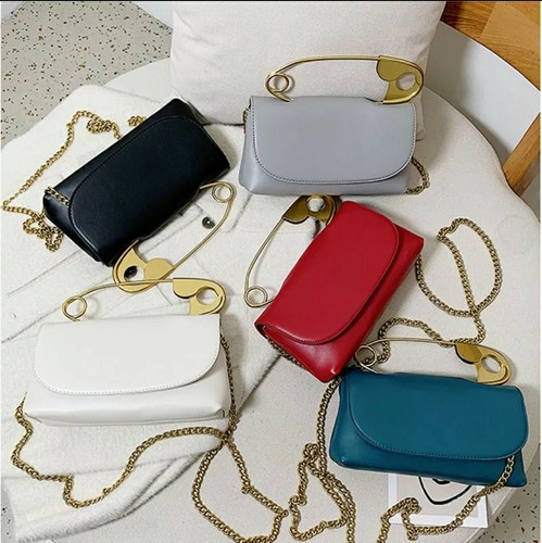 PU Leather Handbag Women Designer Chains flap Shoulder Bag 2020 Fashion Party... - Picture 4 of 5