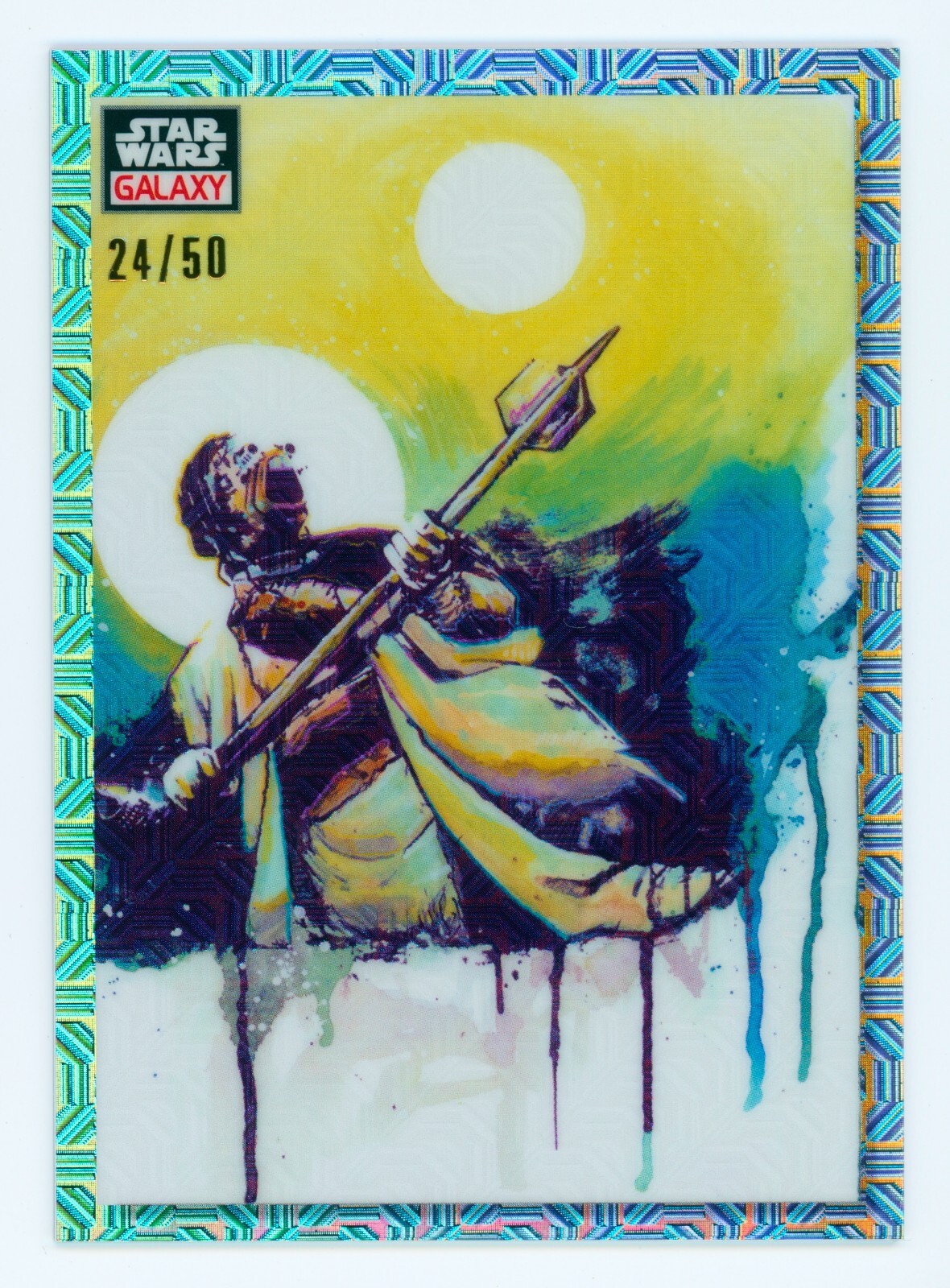 2023 Tusken Under Twin Suns Topps Chrome Star Wars Galaxy Mojo 24/50 #53